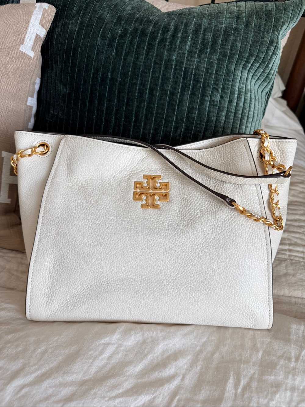 Tory Burch Britten Tote with Gold Hardware✨